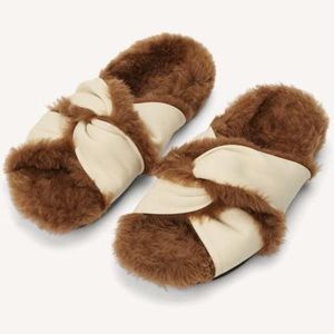 By Malene Birger Fur Moria Sandals